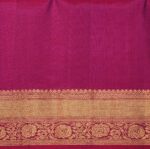 Dark Purple Soft Silk Saree with Contrast Pallu