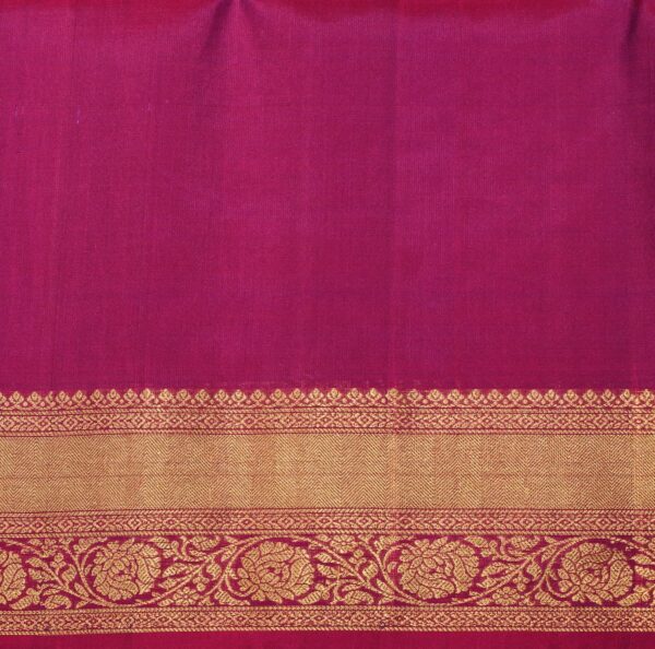 Dark Purple Soft Silk Saree with Contrast Pallu