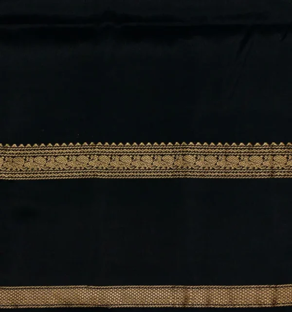 Pure Soft Silk In Mango Yellow Saree With Vairaoosi Pattern