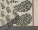 Off White In Kovai Cotton Saree With Mango Motifs