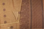 Light Golden Brown In Kovai Cotton Saree