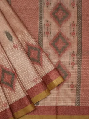 Pure Kovai Cotton Saree In Pink Shade