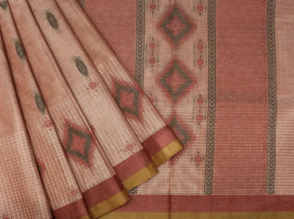 Pure Kovai Cotton Saree In Pink Shade