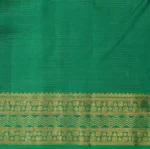 Pure Soft Silk Sarees In Peacock Blue With Vairaoosi Pattern