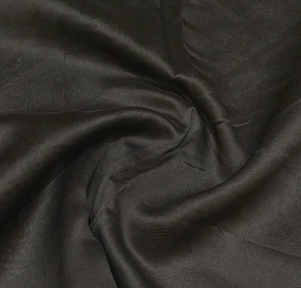 Pure Black Chanderi Cotton Saree
