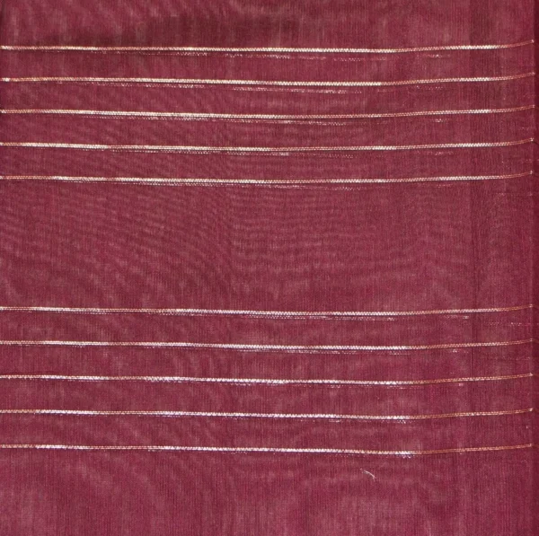 Deep Maroon Semi Tussar Saree