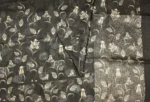 Black Floral Semi Tussar Saree