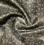 Black Floral Semi Tussar Saree