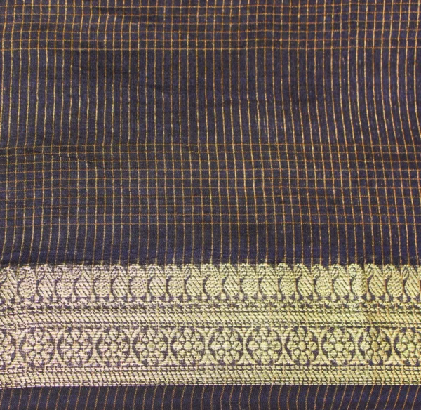 Pure Moss Green Chanderi Cotton Saree