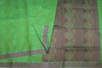 Green Embossed Kovai Cotton Saree