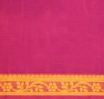 Rani Pink Kovai Cotton Saree with Parrot Motifs