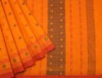 Warm Orange Kovai Cotton Saree