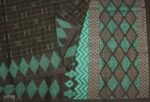 Black Ikat Kovai Cotton Saree
