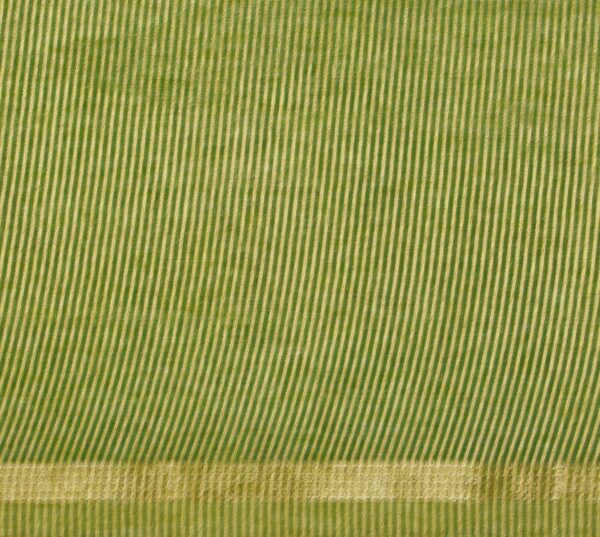 Mehendi Green Semi Tussar Saree