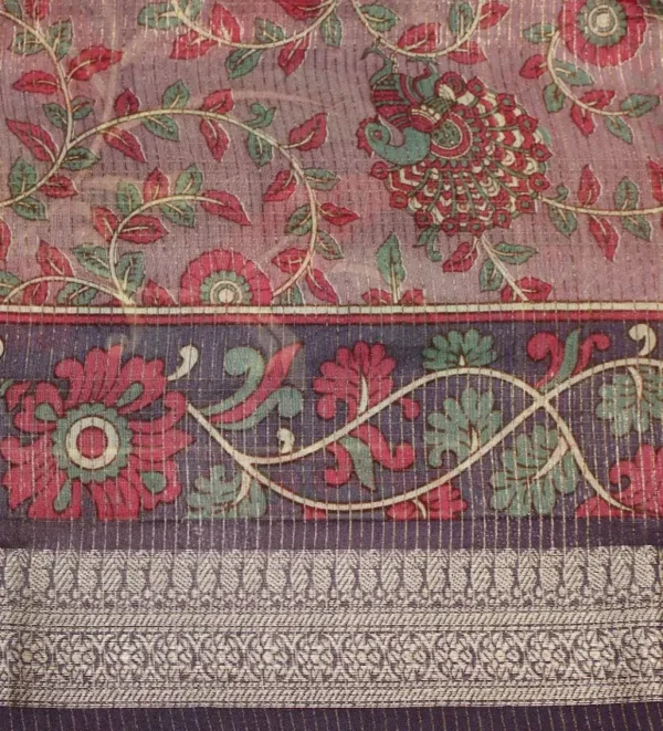 Pure Chanderi Cotton Vairaoosi Check Saree