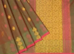 Dual Shade Dark Green Kovai Cotton Saree