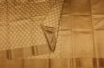 Semi Tussar Saree In Golden Beige