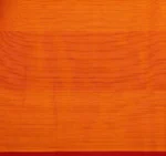 Vibrant Orange Handloom Kovai Cotton Saree