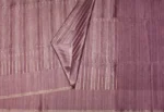 Semi Tussar Saree In Onion Pink With Vertical Stripes