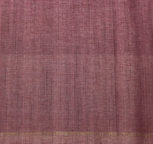 Semi Tussar Saree In Onion Pink With Vertical Stripes