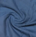 Sky Blue Mulmul Cotton Saree With Shibori