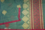 Teal Blue Shade Handloom Kovai Cotton Saree