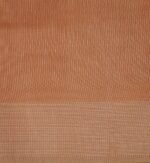 Peach Orange Semi Chanderi Saree with Thread Embroidery