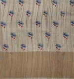 Pure Tussar Silk Saree with Handpainted Floral Prints