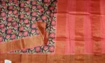 Black Pure Tussar Silk Saree