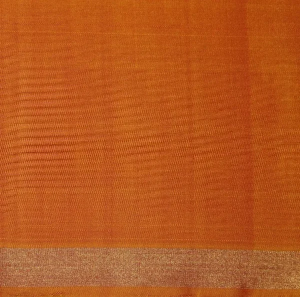Pure Handloom Soft Silk Saree In Red Brown
