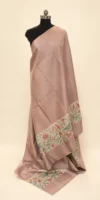 Dusty Mauve Pink Semi Tussar Saree