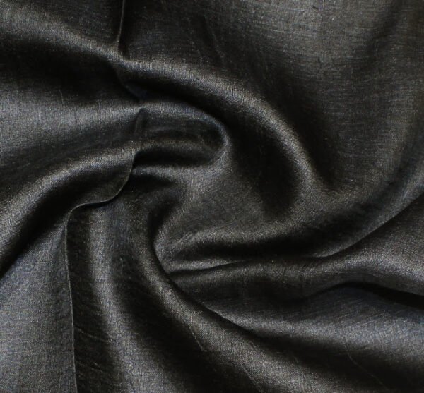 Cream Checks Pure Tussar Silk Saree