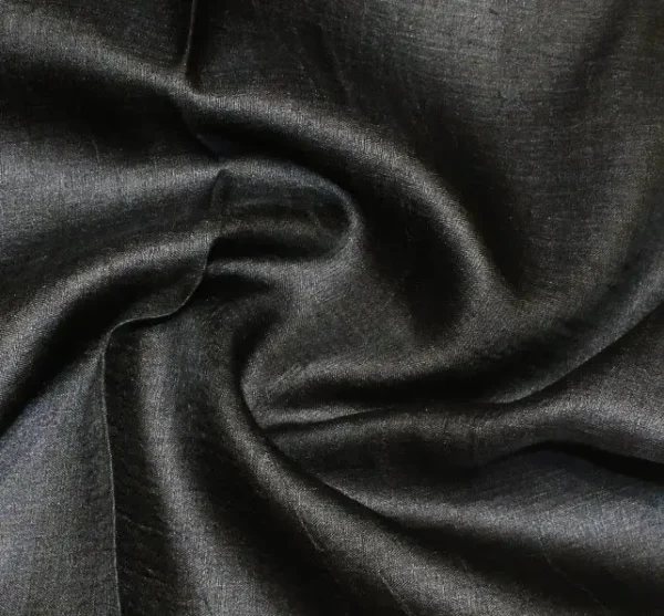 Cream Checks Pure Tussar Silk Saree