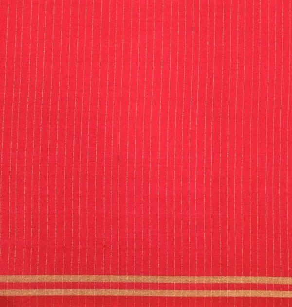 Pure Soft Silk Saree In Dark Brown With Rani Pink