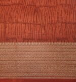 Dark Mustard Pure Chanderi Cotton Saree