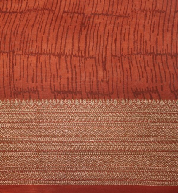 Dark Mustard Pure Chanderi Cotton Saree