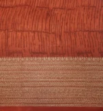 Dark Mustard Pure Chanderi Cotton Saree