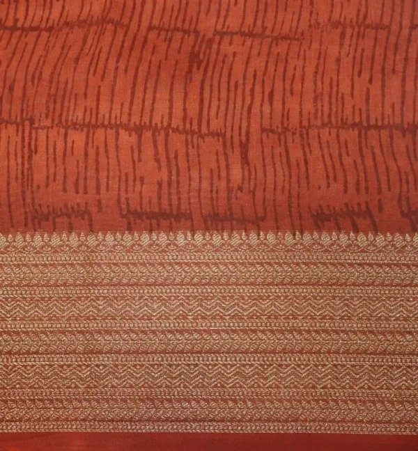 Dark Mustard Pure Chanderi Cotton Saree