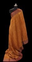 Dark Mustard Pure Chanderi Cotton Saree