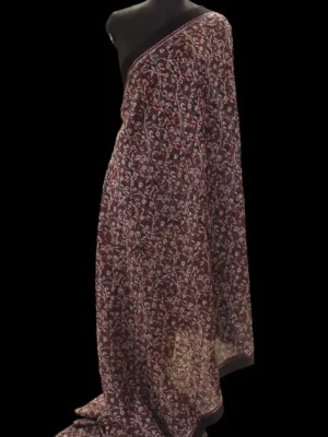 Dusty Violet Chanderi Cotton Saree