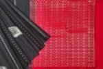 Handloom Pure Soft Silk Saree in Black with Dark Red Pallu