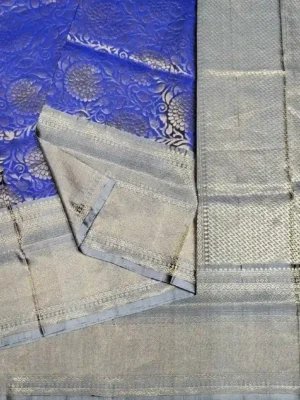 Pure Handloom Soft Silk Saree In CloseUp Cone