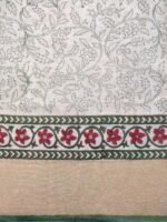 Pearl White Pure Tussar Silk Saree