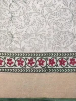 Pearl White Pure Tussar Silk Saree