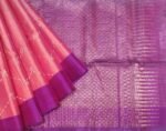 Handloom Pure Soft Silk Saree in Dual Blush Pink