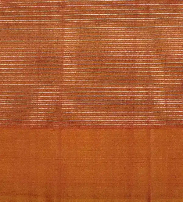 Handloom Red Pure Soft Silk Saree with Vairaoosi Patterns