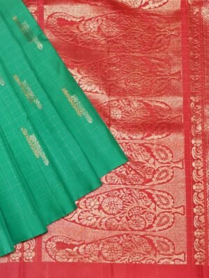Soft Silk Saree In Teal Blue Shade With Borderless