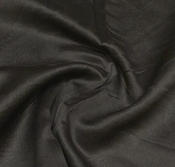 Pure Black Chanderi Cotton Saree