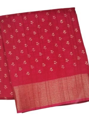 Rani Pink Semi Dola Silk Saree