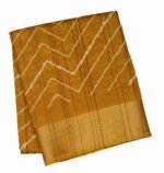 Mustard Yellow Semi Dola Silk Saree